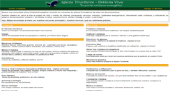 Desktop Screenshot of iglesiatriunfante.com