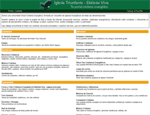 Tablet Screenshot of iglesiatriunfante.com